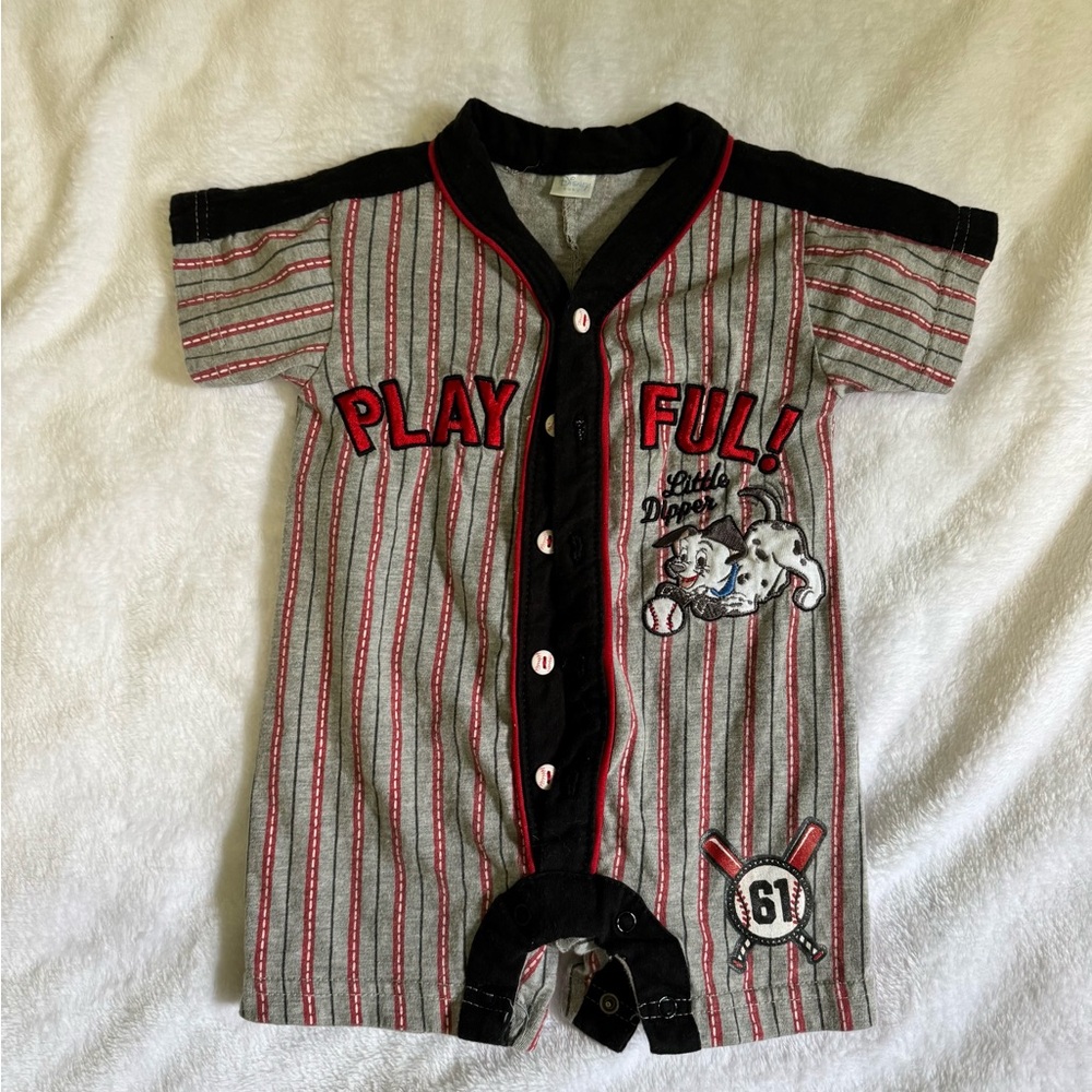 101 Dalmatians Striped Bodysuit